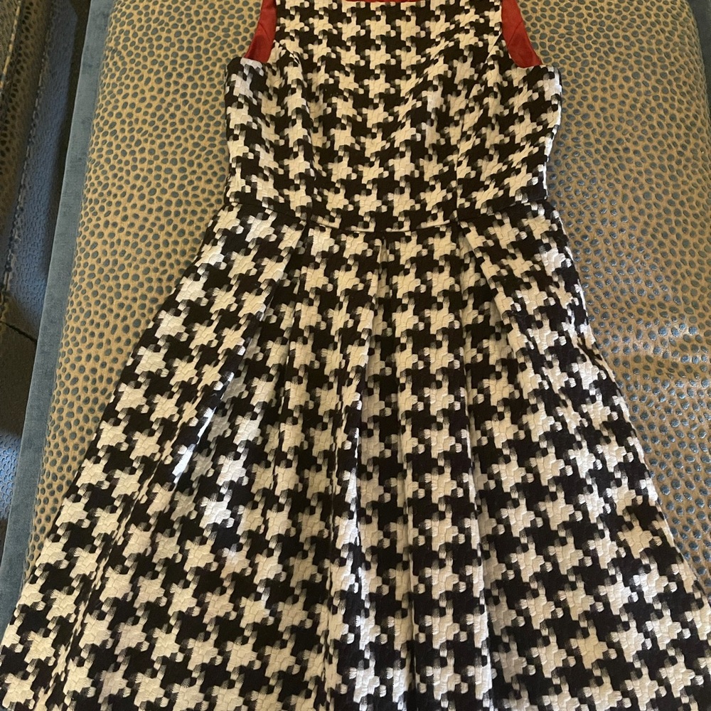 Lovely Houndstooth Dress